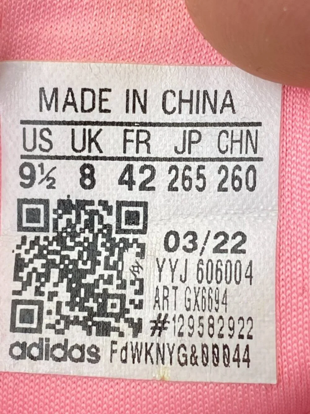 Adidas Solar Boost 3 Woman;s Size 9.5 Black /PinkAthletic Running Shoes Sneakers